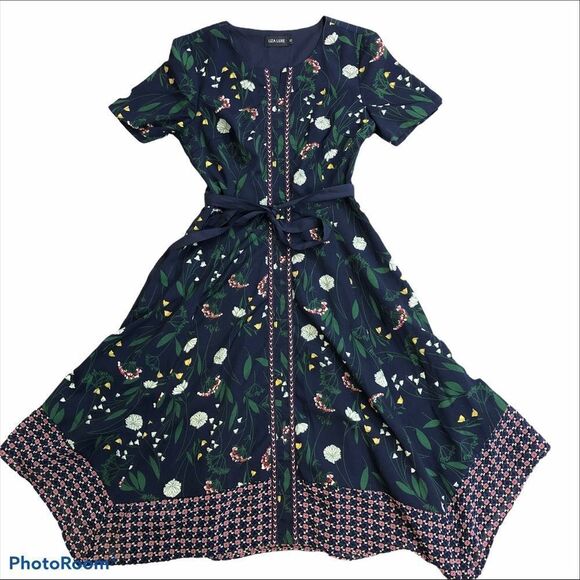 Lisa Lux Joyful Combination Short Sleeved‎ Dress XS - Picture 12 of 16